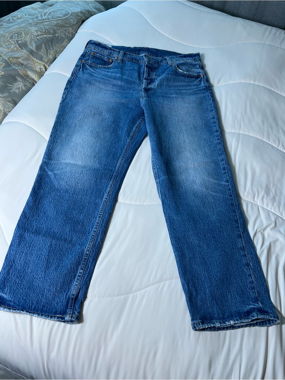 Cheeky High-Rise Straight-Leg Jeans